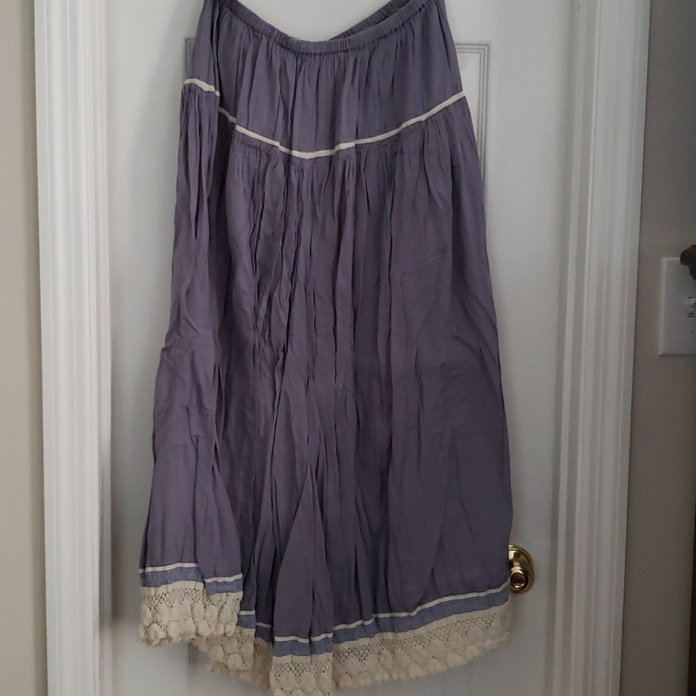 JW Long skirt, jeansblue colored